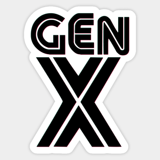 Generation X Sticker